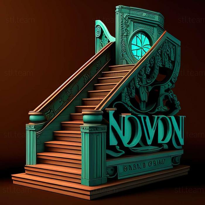 3D model Stairway to Devon Devon Corporation Shadow of Aqua danR (STL)